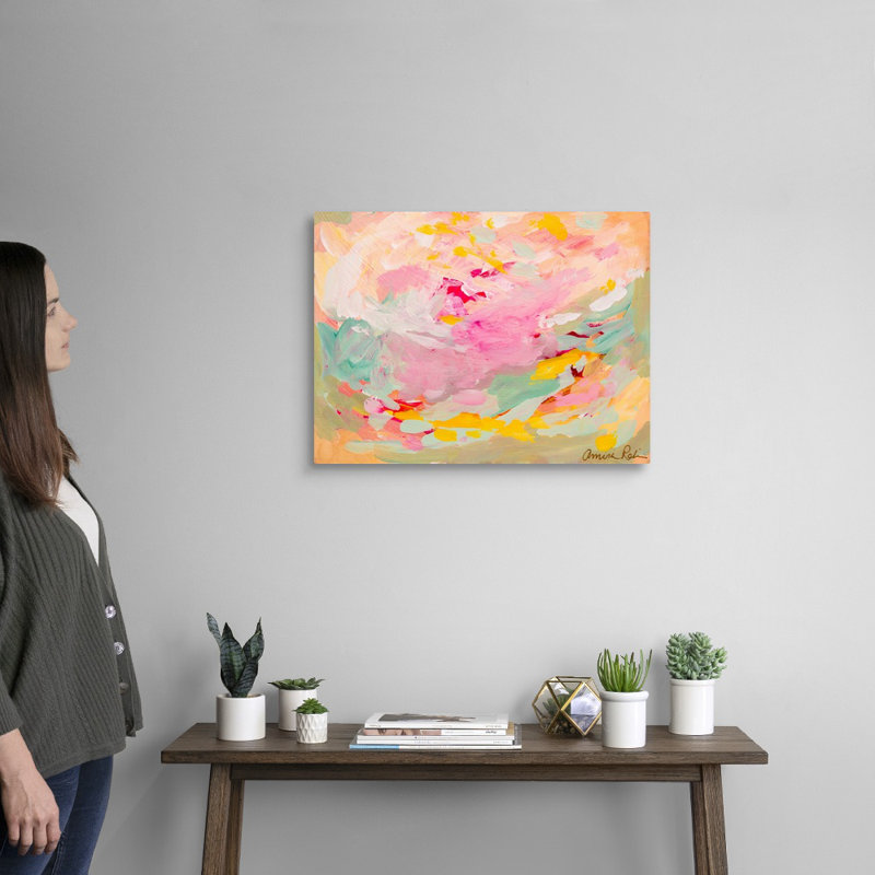 « Gratitude » par Amira Rahim, reproduction d’art sur toile, Toile tendue, H 18 po x l 24 po x P 1,25 po
