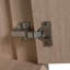 Armoire de salle de bain autoportante de 36 pouces avec lavabo en résine blanche et porte à fermeture en douceur - espace de rangement pour meuble-lavabo et portes d'armoire de 36 po
