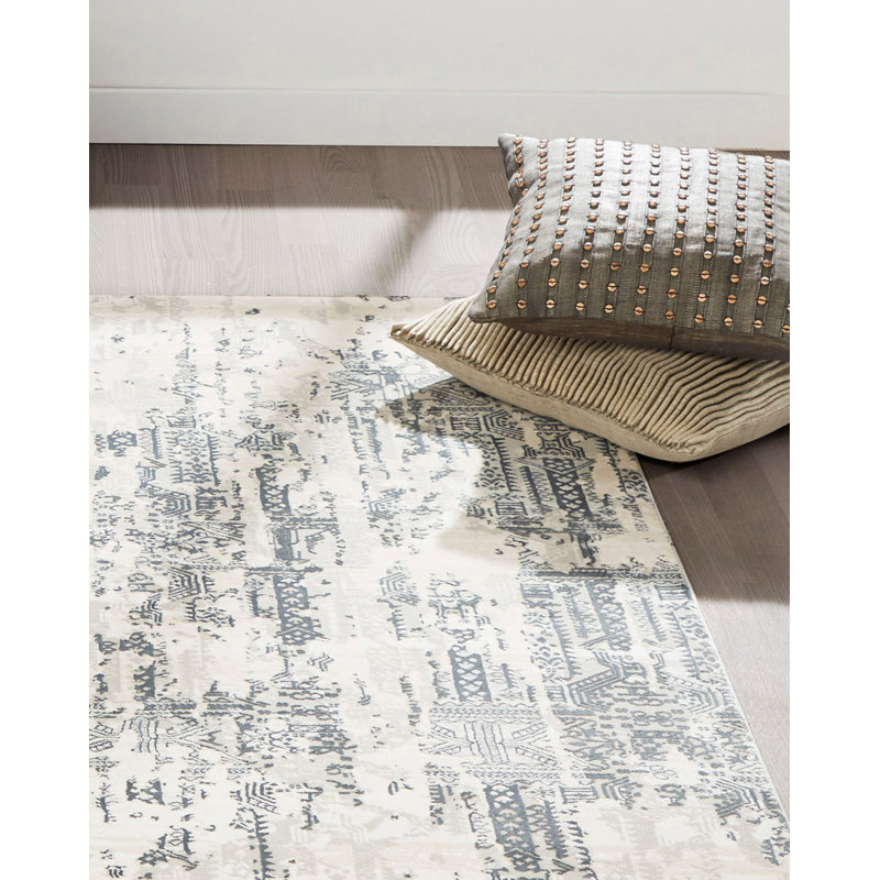 Tapis gris Claudia, Rectangle 7 pi 9 po x 9 pi 10 po