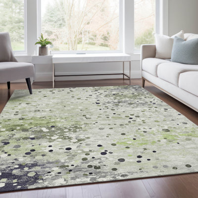 Tapis intérieur / extérieur Xhevrie lavable à la machine
