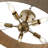 5-Light Natural Farmhouse Semi Flush Mount 
