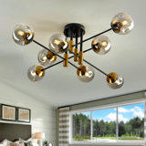 Maezie Glass Semi Flush Mount