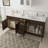 72'' Double Bathroom Vanity Base Only-96631527