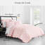 kate spade new york Stripe Dot Quilt Bedding Set, Reversible Cotton Bedding, Pink-996231465-996231486