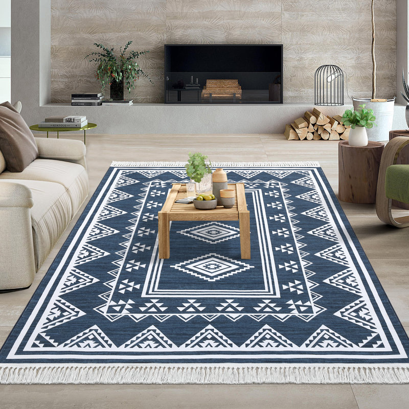 Tapis Dalyla avec envers antidérapant, Rectangulaire 8 pi x 10 pi