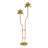 Brass Flower Floor Lamp
