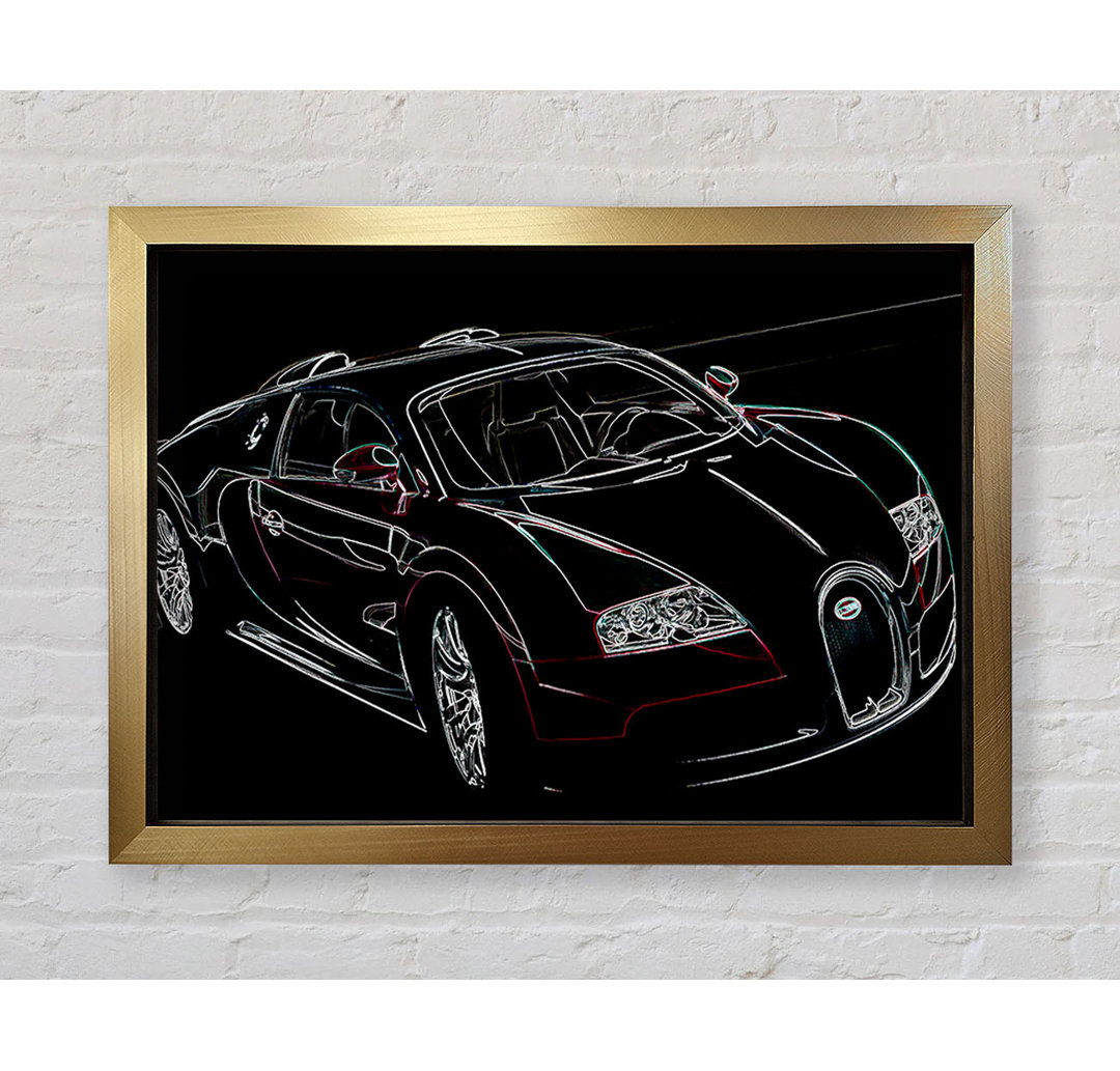 Bugatti Veyron Front - Druck