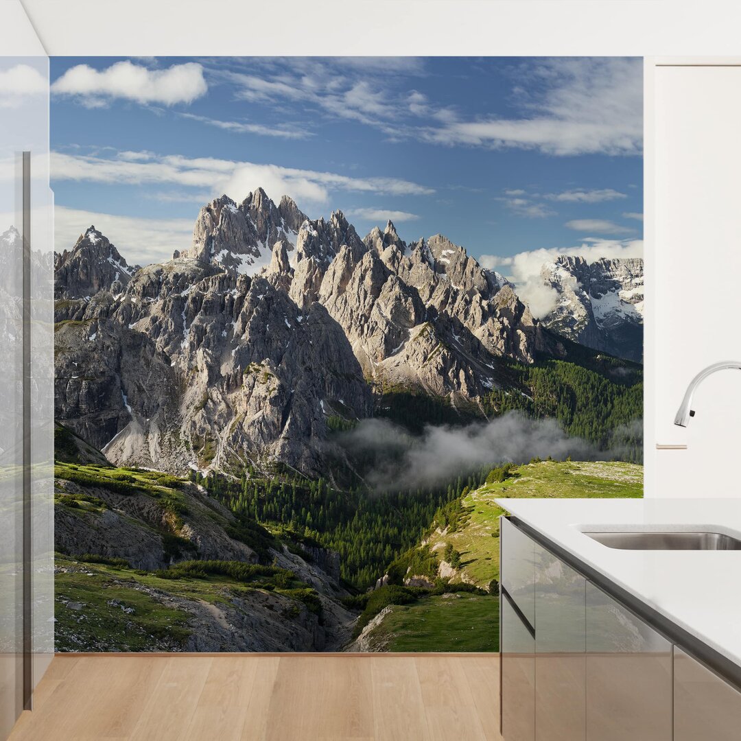 Strukturierte Tapete Italian Alps 2,4 m x 240 cm