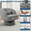 Upholstered Swivel Accent Chair-135991705