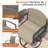 Patio Dining Set with 8 Padded Swivel Dining Chairs and 59" Square Dining Table-1088501321