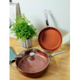 T-fal Endura Ceramic Nonstick Frying Pan Set, 2 piece