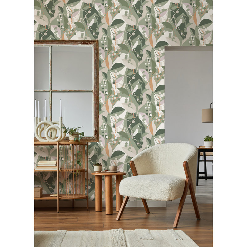 Papier peint Adelaide, Vert