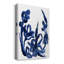 Indigo Brush Blooms II - peinture sur toile tendue-1978406713