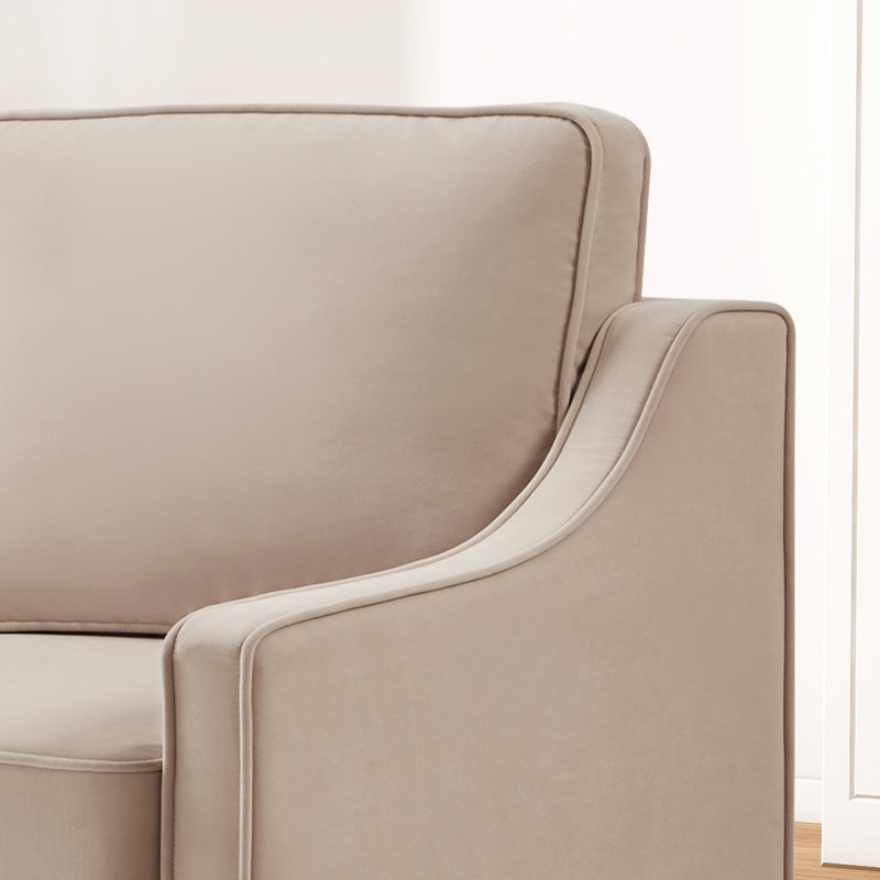 Fauteuil club de 28,98 po de largeur compatible Ianula CAL117, Polyester taupe