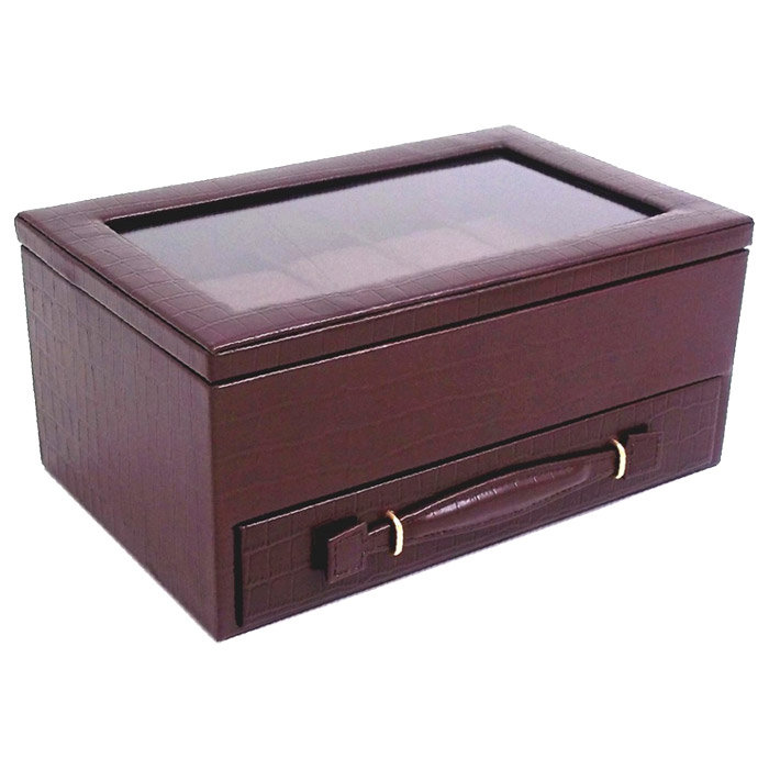 Leather Jewelry Box + Drawers