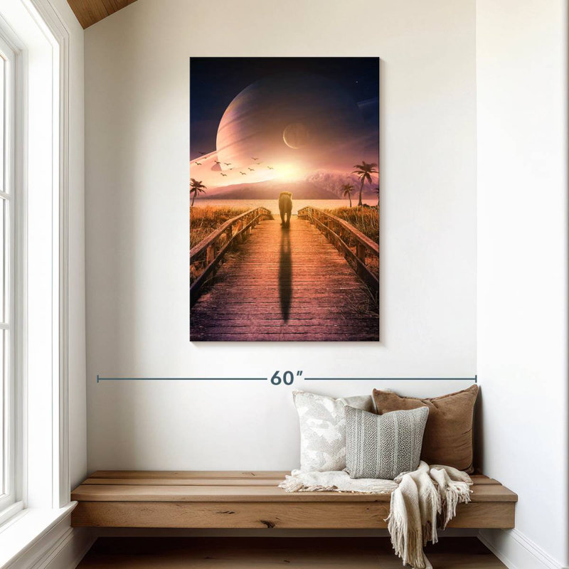 Brampt Walking To Nowhere, 45" H x 30" W
