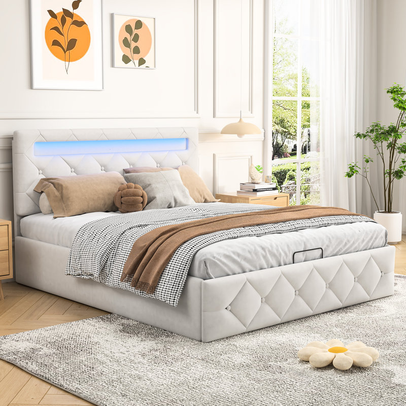 Ottoman Storage Bed, European Double (140 x 200 cm)