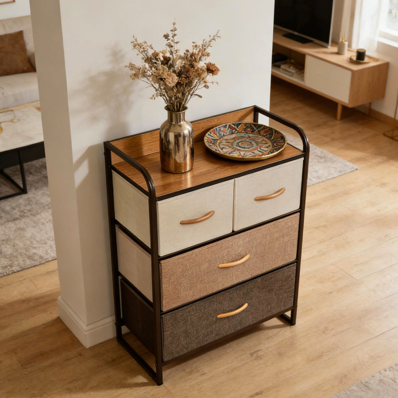 Commode de rangement autoportante