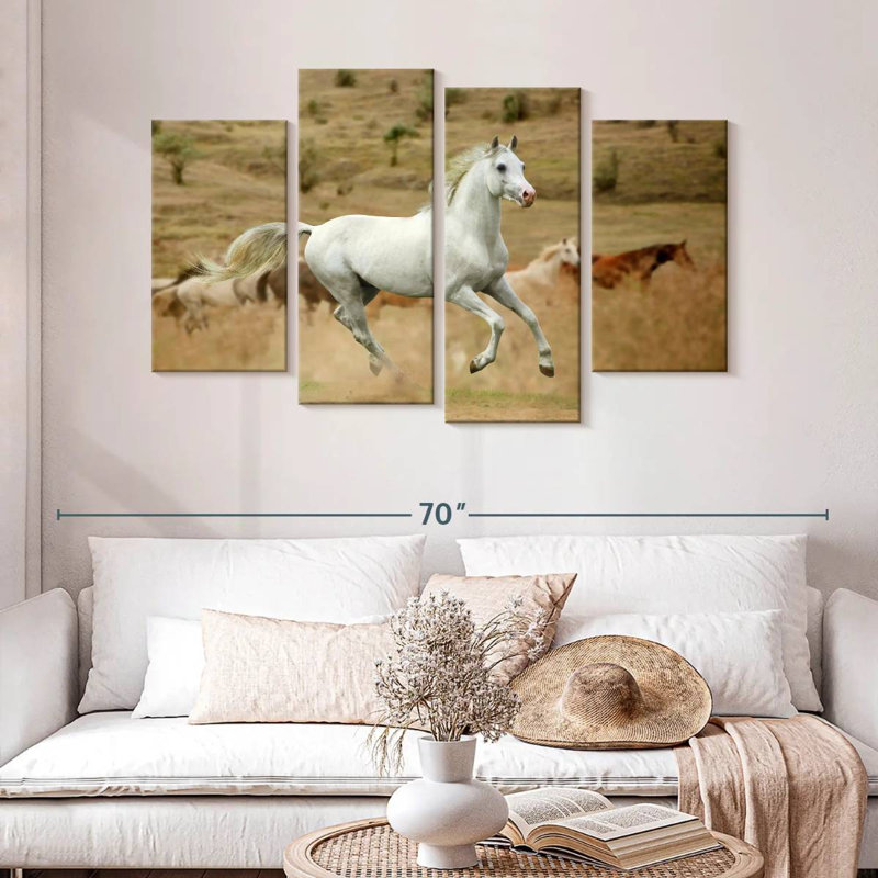 Prized White Stallion