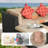 5-piece Patio Furniture Set With Two Pillows And Outdoor Conversation Seating Cushions And Coffee Table With Tempered Glass. (Red)