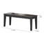 Banc en bois Demorian