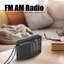 Radio FM/AM portable de poche à réglage manuel avec prise casque externe pour utilisation à l'intérieur, à l'extérieur ou au bureau.
