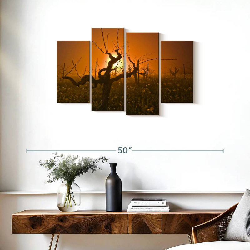 Alvord Empty Grapevine Vineyard, 22" H x 36" W