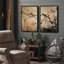 Art mural encadré rétro antique classique pour chambre à coucher