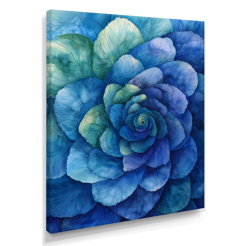 Beverly - Floral Canvas Art Print, 32" H x 16" W, Wrapped Canvas, Does Not Apply