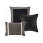 7 PC Pieced Comforter Set Black