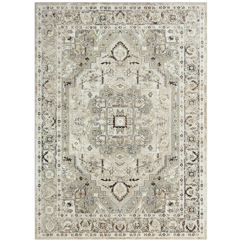 Tapis ivoire Amareon, Rectangle 5 pi 2 po x 7 pi 2 po