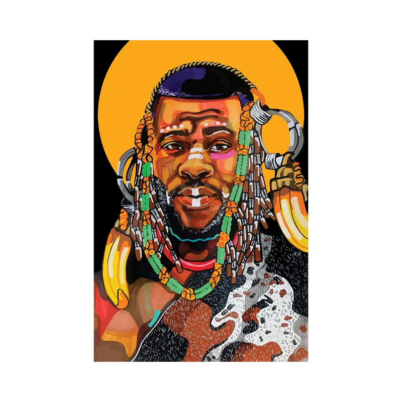 King Is Black - Print on Canvas, Wrapped Canvas, 66.04 cm H x 45.72 cm W x 1.91 cm D