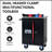 DOUBLE-DOOR CLAPBOARDl MULTI-FUNCTION TOOL CART--BLAK&RED