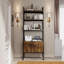 Awalt 183.5cm H x 71cm W Industrial Style Wooden Bookcase