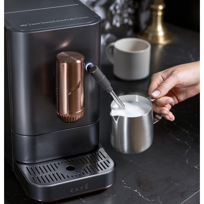 Café AFFETTO Automatic Espresso Machine + Frother, Matte Black