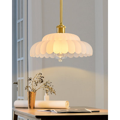 Luminaire suspendu en verre givré Modern