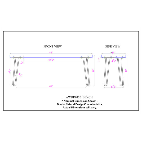 Product Dimensions