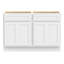 Base de meuble-lavabo double 48 po seulement-106891093