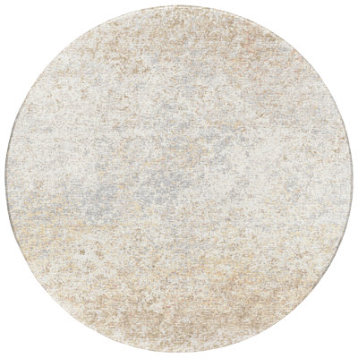 Tapis abstrait beige tissé à la machine