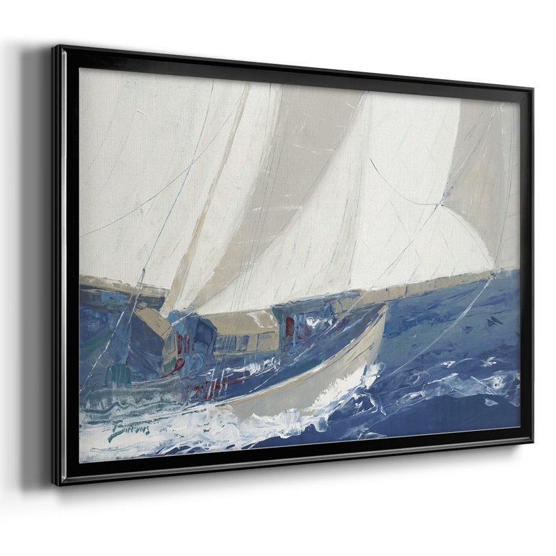 Port to port, reproduction d'art sur toile, Noir, H 14 po x l 20 po x P 1,5 po