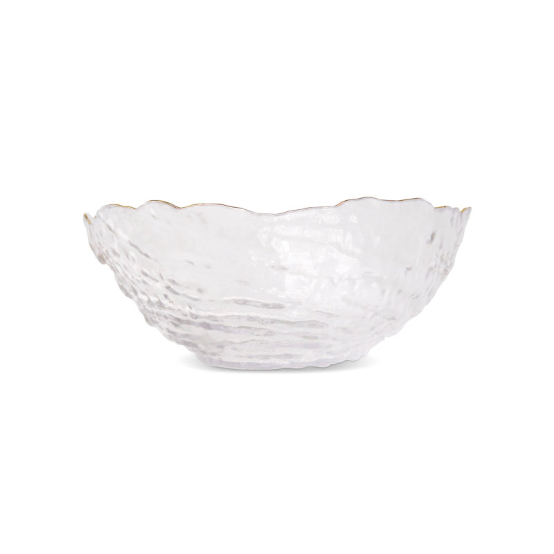 Highland Dunes Angello Glass Serving Bowl