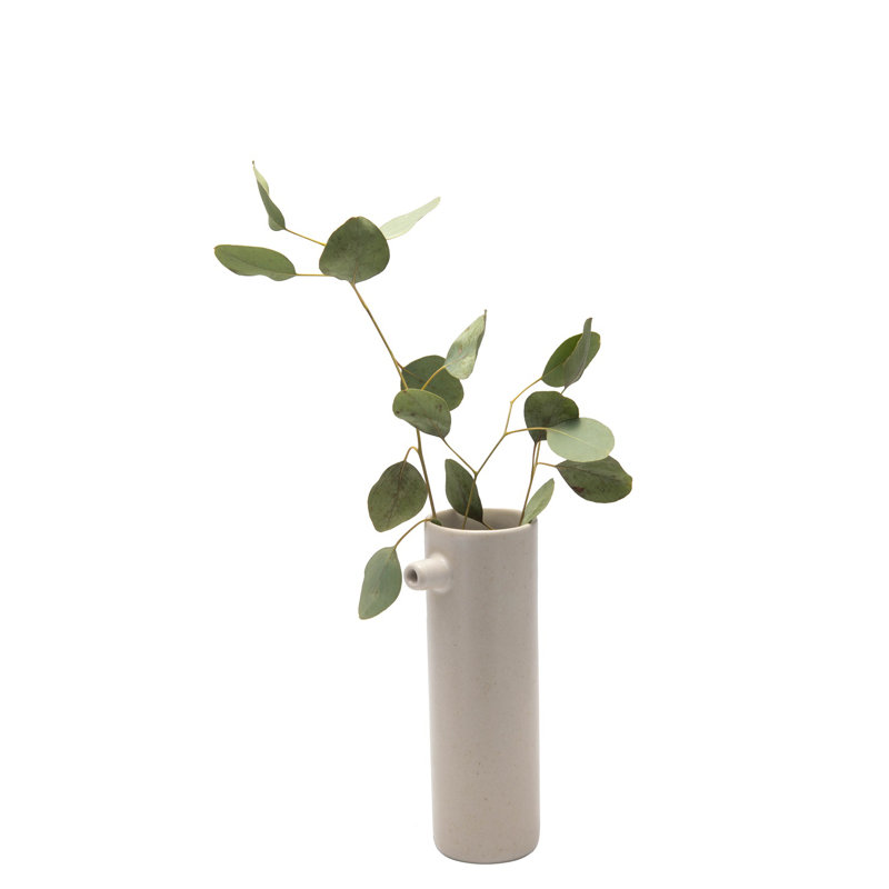 Vase de table intérieur / extérieur Makai, Pierre, H 8 po x l 3,5 po x P 2,5 po