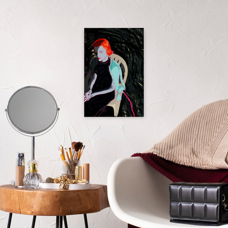 Art contemporain, art contemporain abstrait, H 18 po x l 12 po