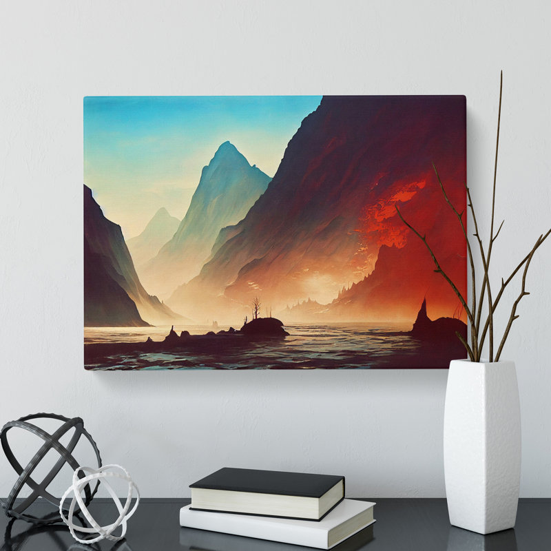 Mountain River Vol.3 - Wrapped Canvas