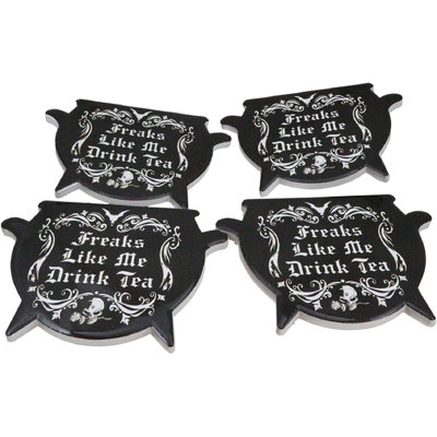 Ceramic 4 Piece Coaster Set