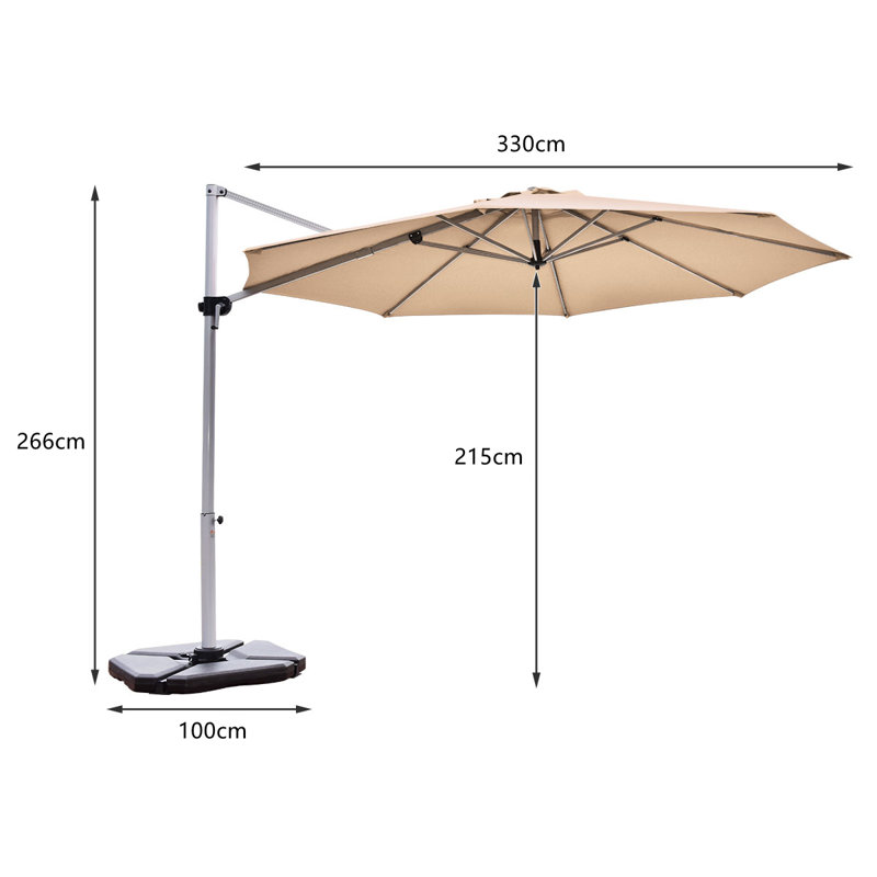Aneel 330cm Cantilever Parasol