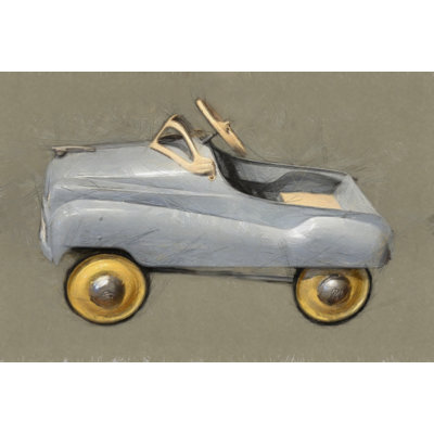 «Lucaas Antique Pedal Car on Canvas» par Michelle Calkins, reproduction d'art
