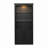 78.75''H 4-Tier Display Shelf, With 5-Colors Dimmable Ceiling Light, Freestanding Farmhouse Bookcases With Storage & Doors, Bookshelf With Adjustable Glass Shelves For Home & Office - Black-2140616270