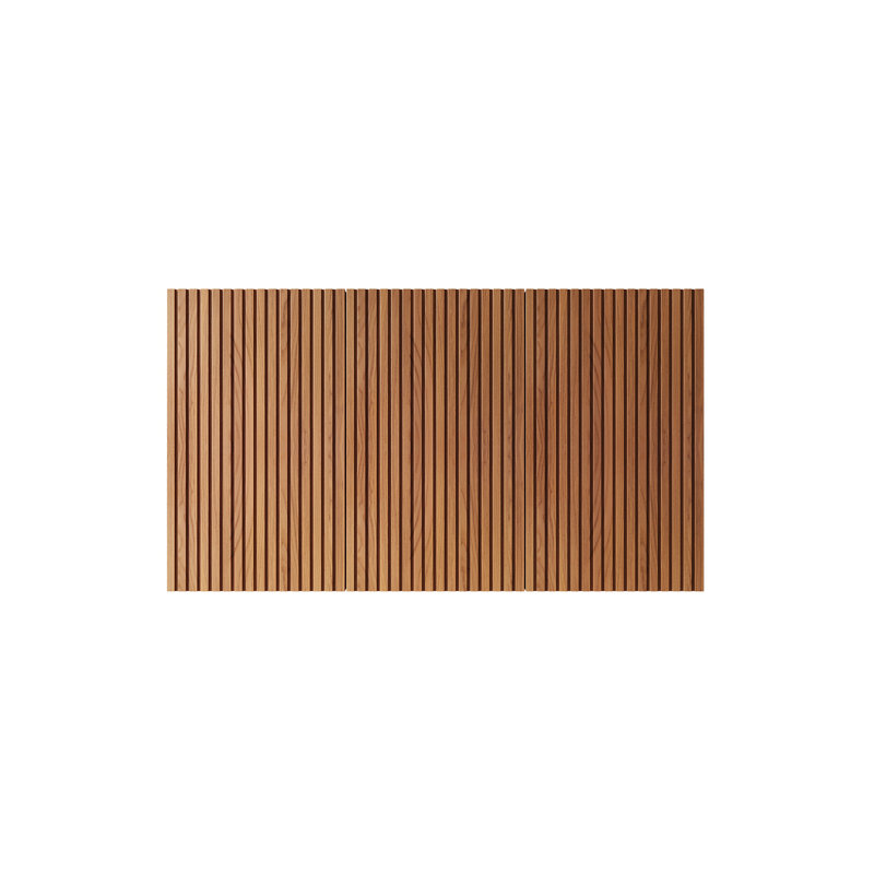 MITCH 41" Brown Oak Multi-Functional Bathroom Wall Cabinet, 3-Door Design, Multi-Room Use