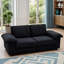 Canapé en velours compact avec rangement caché, causeuse 2 places-2056540155